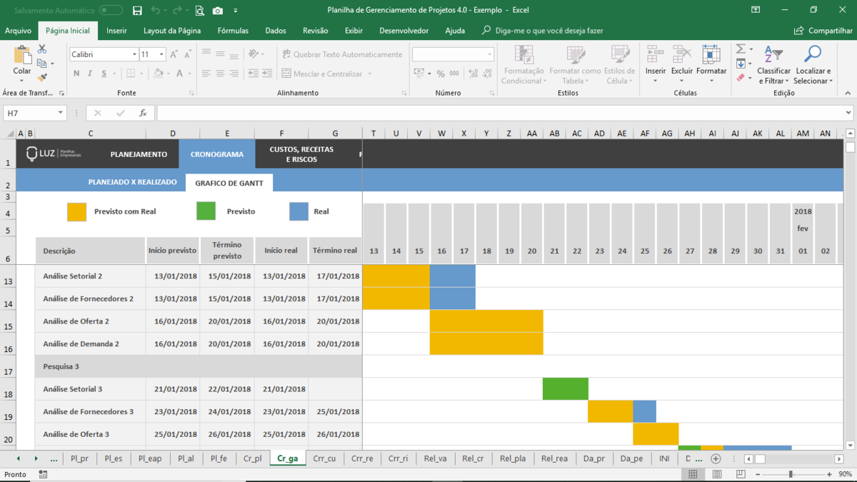 Planilha De Gerenciamento De Projetos Em Excel Planilhas Vc Consultoria Em Excel