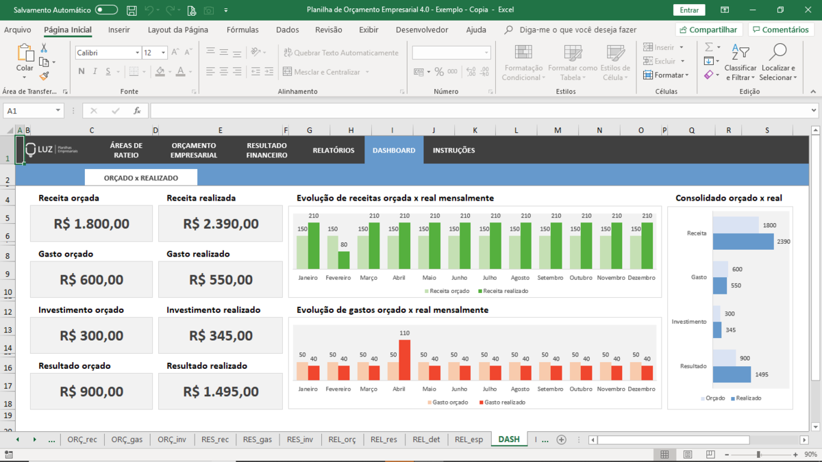 Planilha De Controle De Aluguel De Im Veis Em Excel Planilhas Vc