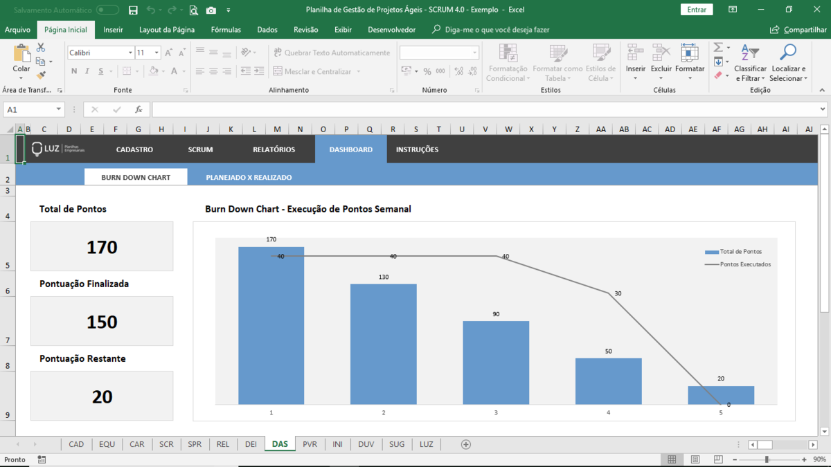 Planilha De Metas E Objetivos Smart Em Excel 40 Planilhasvc Consultoria Em Excel 6989