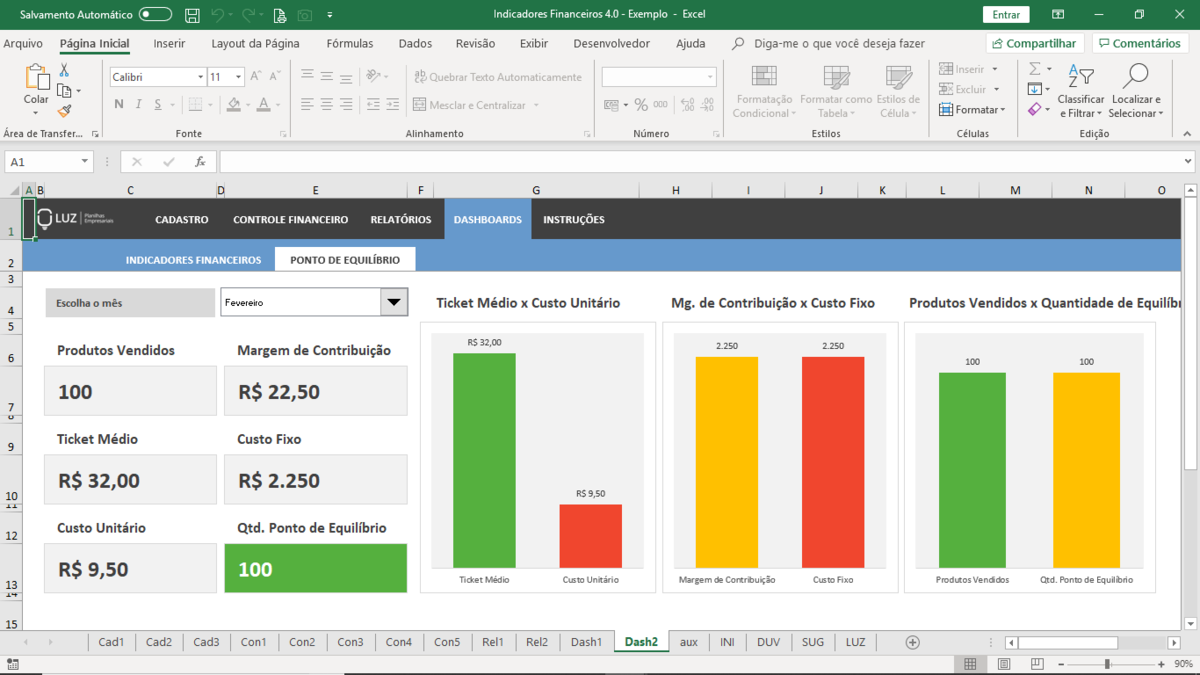 Como Fazer Indicadores De Desempenho No Excel Em 6 Passos Riset 4308